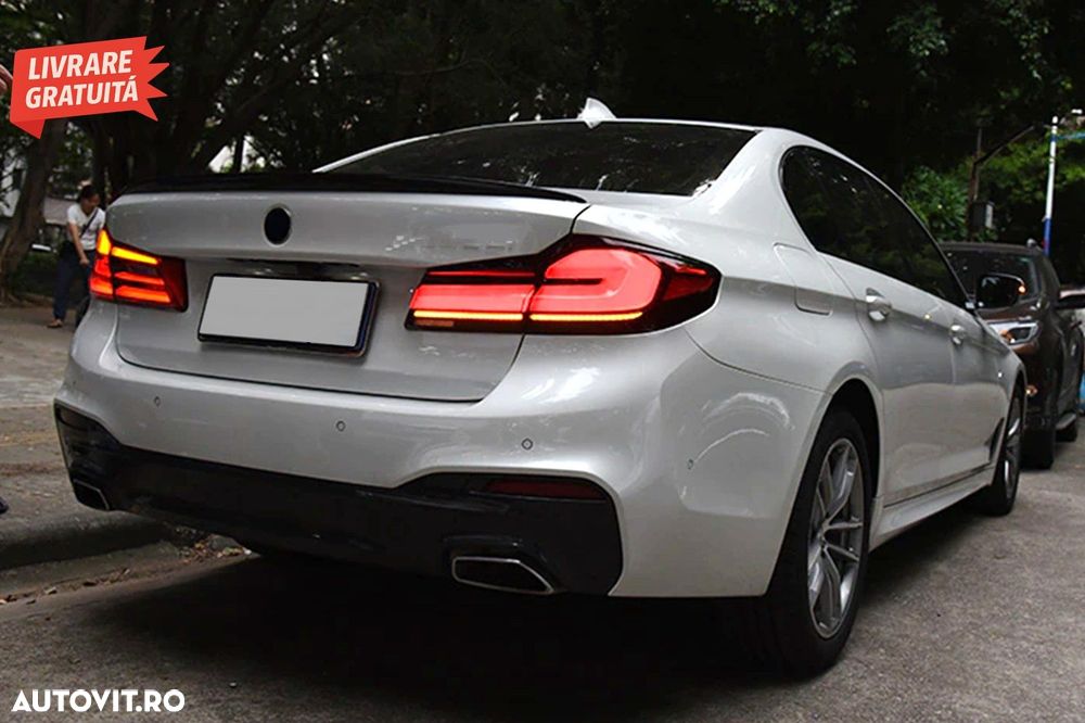 Stopuri Full LED BMW Seria 5 G30 Sedan (2017-2019) LCI Design LED Static- livrare gratuita - 18