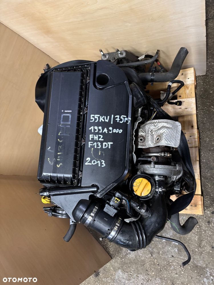 Silnik Citroen Nemo 1.3 HDi 75 FHZ Euro5 kompletny F13DTE Peugeot Bipper Tepee f13dt FHZ  199a9000 - 7