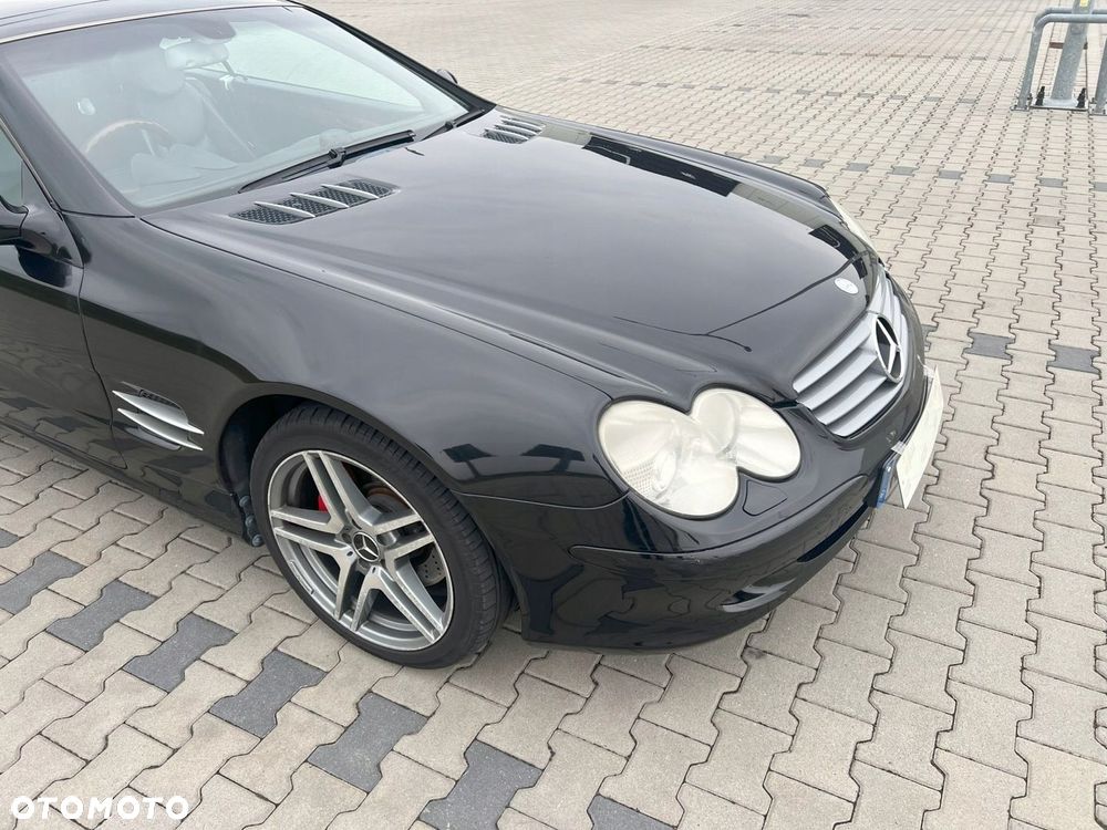 Maska pokrywa silnika kompletna Mercedes SL R230 W230 SL500 SL350 kolor 197 - 5