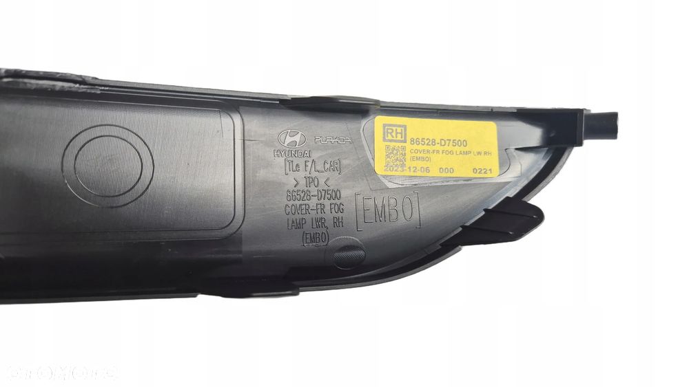 Kratka zaślepka listwa zderzaka PRZÓD PRAWA Hyundai Tucson III 86528-D7500 - 8