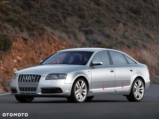 AUDI A6 C6 4F S6 RS6 - LISTWY NA DRZWI 4 SZTUKI PODKŁAD - 9
