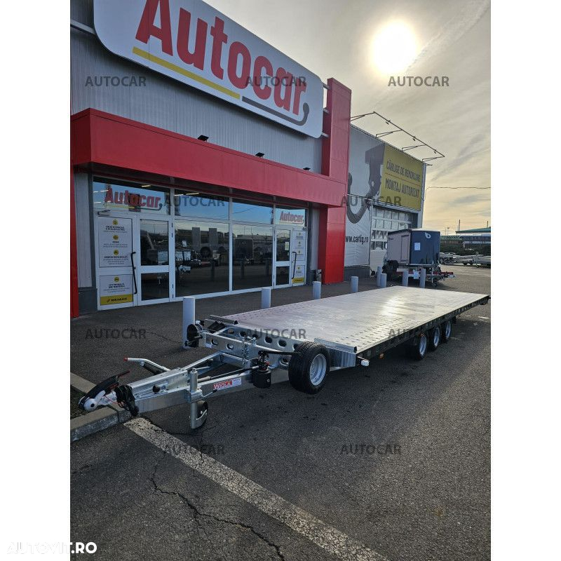Wiola Trailer transport auto cu sistem de franare basculabile cu trei axe L35G65 P Supercars - 4