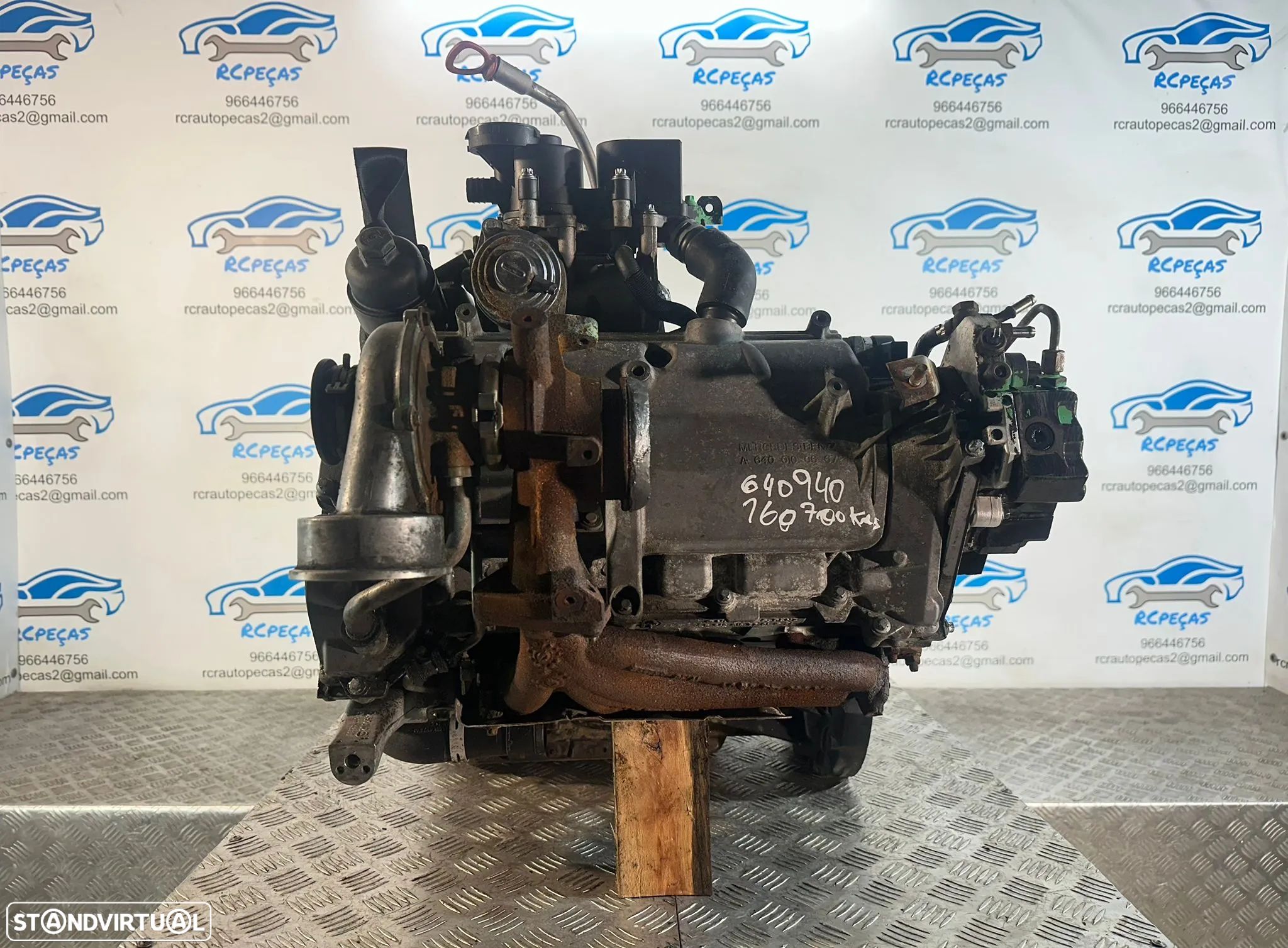 .Motor Completo Mercedes Benz Classe A W169 B W245 2.0 180 CDi 16v 107cv 640940 640.940 - 1