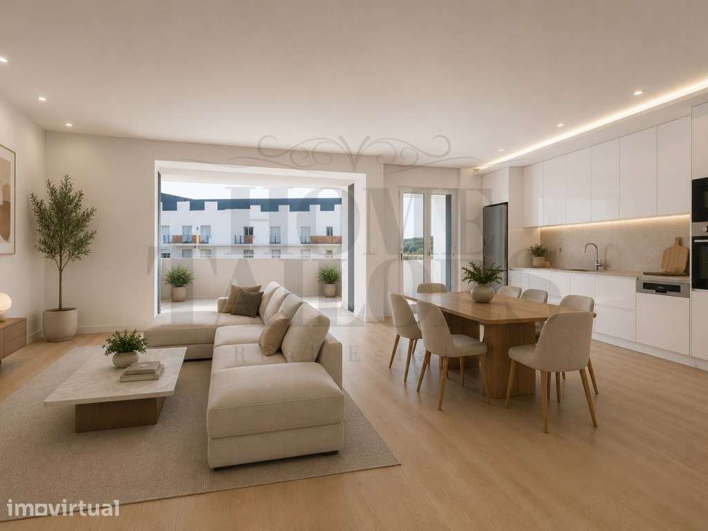Apartamento T3 Contemporâneo com Duas Suítes e Excelente Exposição ... - Grande imagem: 4/15