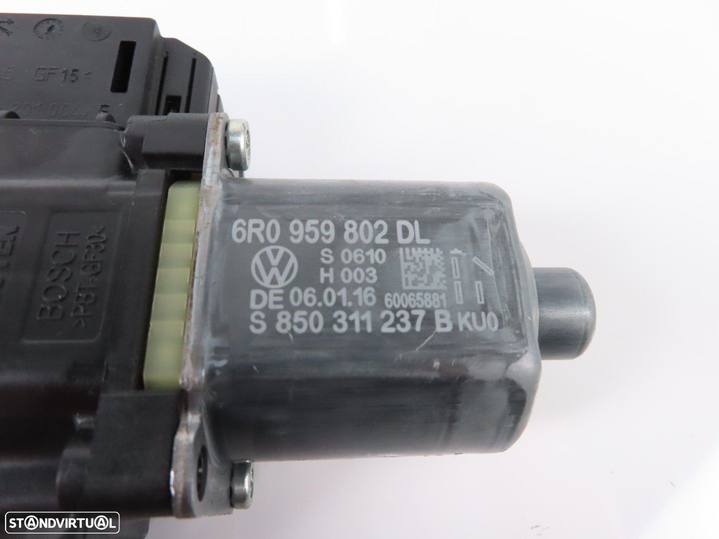 Motor elevador Direito/Frente Usado / Original VW POLO (6R1, 6C1) 6R0959802DL - 4