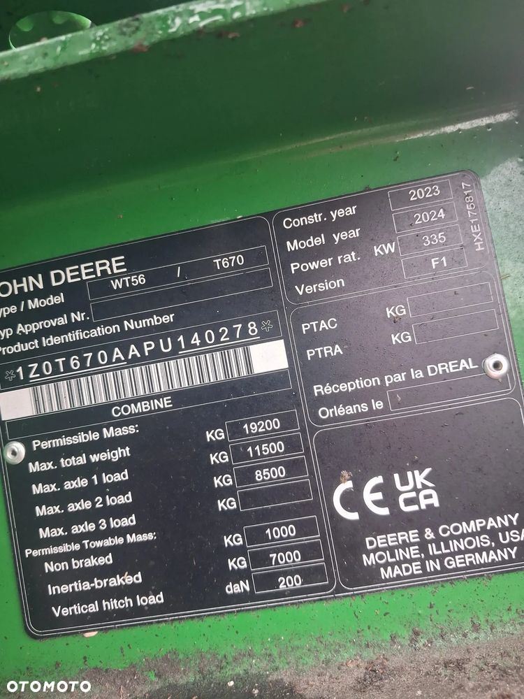 John Deere T670 - 13