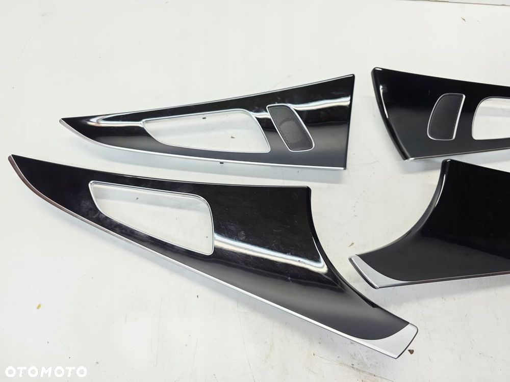 DEKOR DEKORY DRZWI PIANO BLACK AUDI A6 C7 KOMPLET 4G0867409R 1LQ - 2