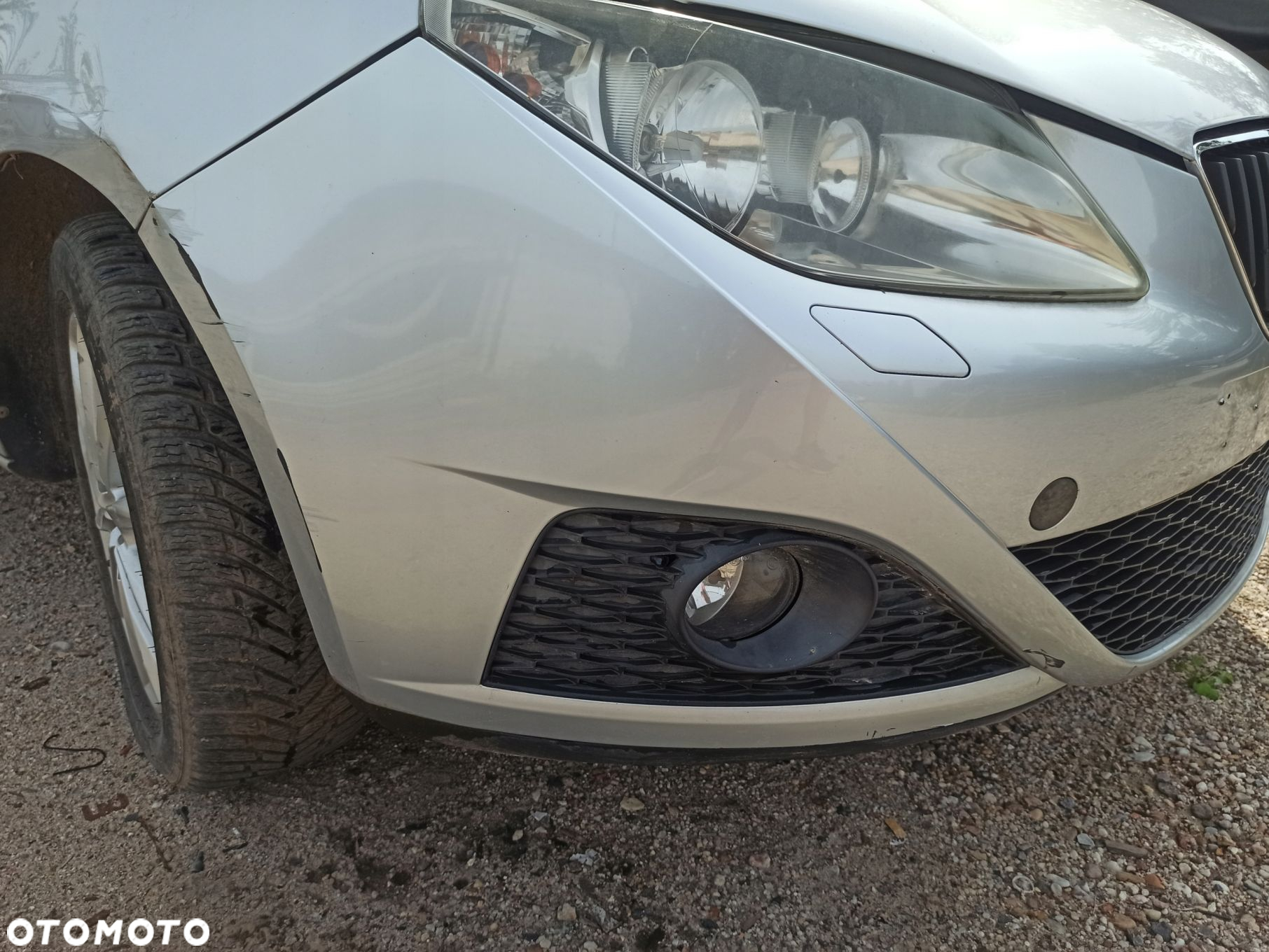 Zderzak przód kompletny SEAT IBIZA IV LS7Y 08-12 spryski - 4