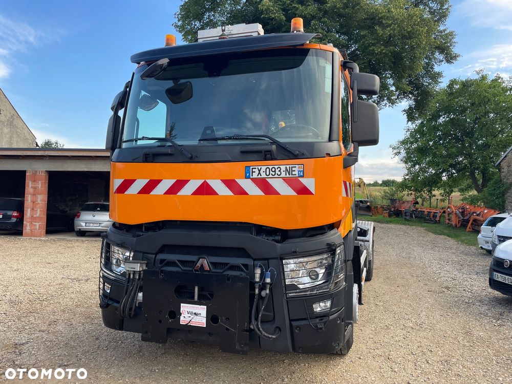 Renault C 440 Kerax Premium Hakowiec PALFINGER T15  Czołownica pojazd specjalny zimowego utrzymania dróg - 3