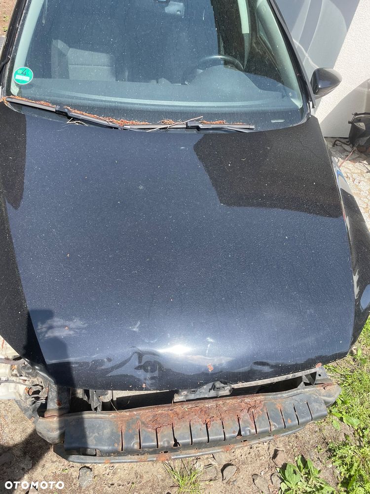 VW PASSAT B7 MASKA  Czarny METAL Lc9x uszkodzona - 1