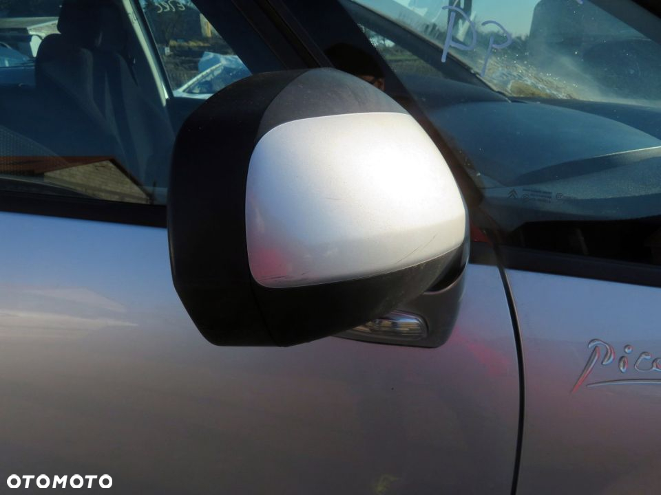LUSTERKO ELEKTRYCZNE PRAWE 12-PIN C4 GRAND PICASSO I EZRC SKŁADANE EL SREBRNY CITROEN 2006-2010 - 2