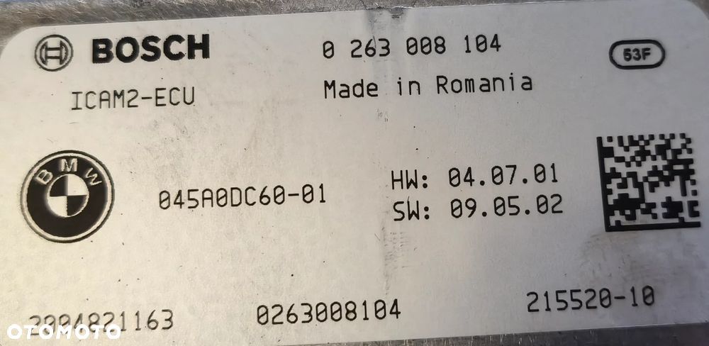 BMW X5 G05 20r MODUŁ STEROWNIK ECU 0263008104 - 2