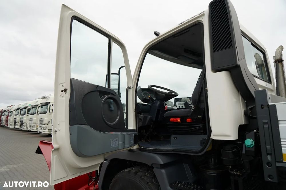 Mercedes-Benz UNIMOG U300 / 4X4 / BASCUNĂTOR 3 LATE / PLUG / MUNICIPAL / CUPLĂRI HIDRAULICE / EPS + AMBREIAJ - 27