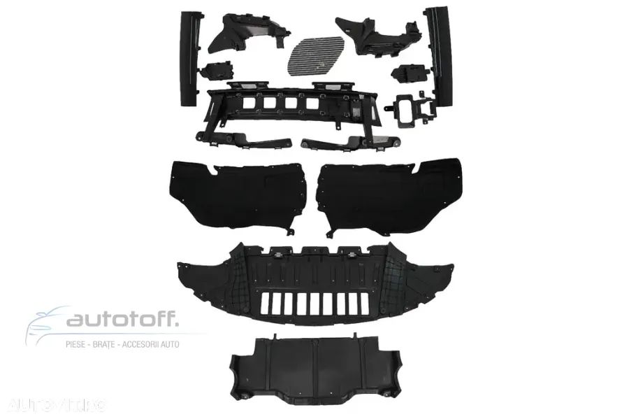 Pachet exterior compatibil cu Mercedes S-Class W223 Limousine (2020+) S63 Design - 14