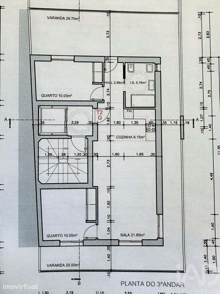 Apartamento T2 em Monte Gordo de 60,00 m2 - Grande imagem: 5/12
