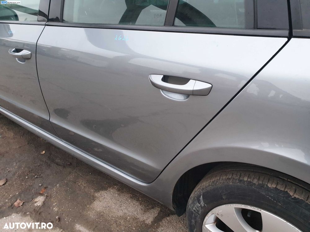 Usa Usi Portiera Portiere Stanga Spate Dezechipata Skoda Superb 2 Break Combi 2008 - 2015 Culoare LF8L 2G2G [K8905] - 2