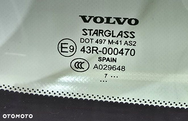 szyba karoseryjna tył prawy prawa volvo c30 06-12r - 5