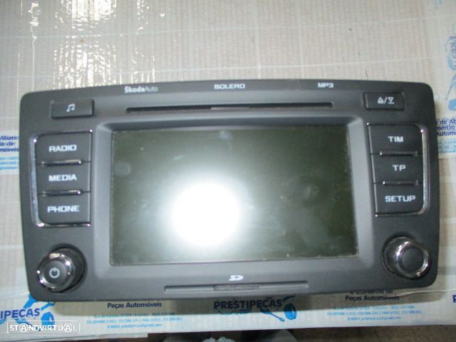 Radios 1Z0035156F SKODA OCTAVIA 2010 BLAUPUNNKT FD1910 - 1