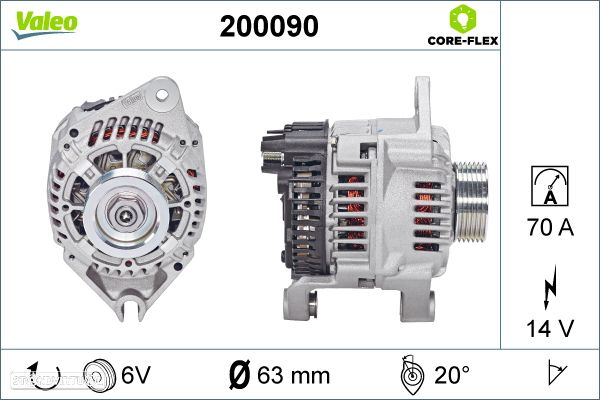 Alternador novo Suzuki Vitara 1.9 Td - 1