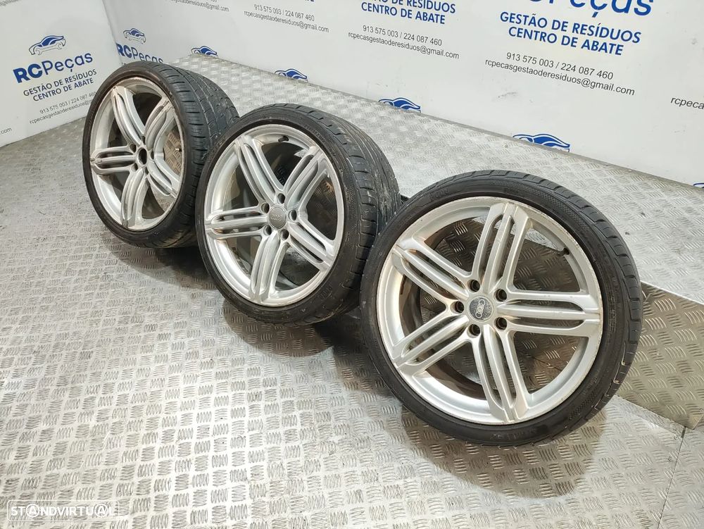 Conjunto de Jantes 19 Originais S-Line SLine Audi A5 8T S5 RS05 9J ET33 5x112 - 7