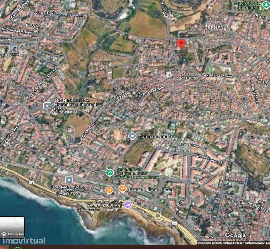 Terreno no Alto da Parede-Cascais, 765m2, com projeto aprovado para 2 - Grande imagem: 5/14