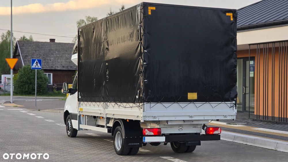 Mercedes-Benz SPRINTER 519 CDI 907❗❗3.0 190 KM V6 / MANUAL / PLANDEKA 10 PALET / PODNOSZONY DACH / BLIŹNIAKI / ZABUDOWA JEGGER / PODUSZKI PNEUMATYCZNE / SYPIALKA / SALON POLSKA ❗❗ - 15