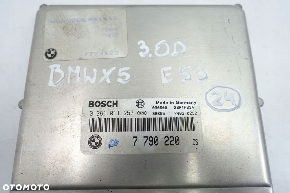 BMW X5 E53 3.0 D KOMPUTER SILNIKA sterownik MODUŁ - 2