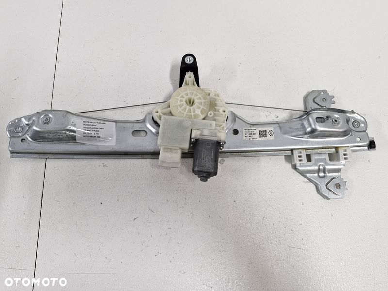 KADJAR PODNOŚNIK MECHANIZM SZYBY PRAWY PRZÓD PRZEDNI SILNICZEK 6 PIN 807205433R - 1