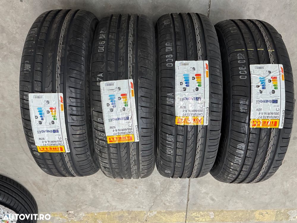 Vând 4 anvelope 205/60/16 Pirelli de vară noi cu runflat - 1