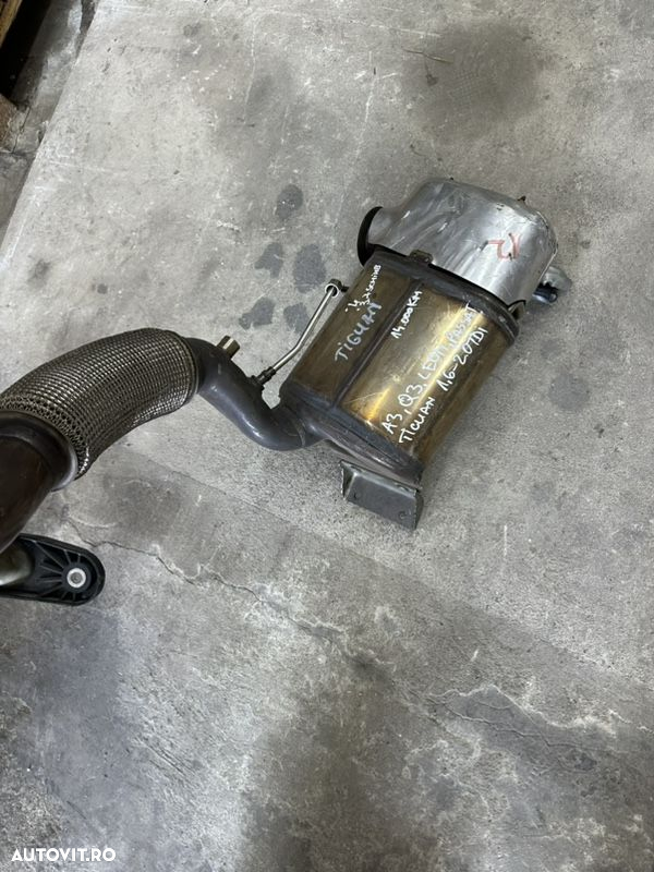 Catalizator, Filtru particule VW TIGUAN, PASSAT B7, AUDI Q3, A3 , SEAT Leon 1,6 tdi si 2.0 tdi cu 14.000 km cod 1K0131723AB - 6