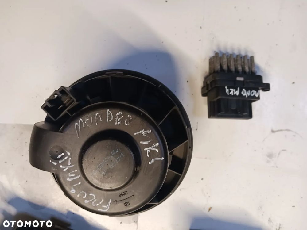 Dmuchawa wentylator nawiewu kabiny rezystor opornica jeż Visteon 6G9T-19E624-AD KOMPLET Ford Mondeo mk4 - 1