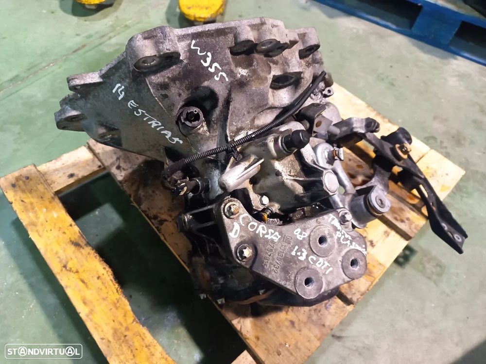 CAIXA DE VELOCIDADES OPEL CORSA D 06-09 1.3CDTi 14 ESTRIAS ( TAMPA PLASTICO) - 1