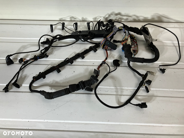 Wiązka instalacja silnika BMW M57N 231KM 3.0d MANUAL E60 E61 X-DRIVE 530xd EUROPA przewody 7796110 7802569 7801726