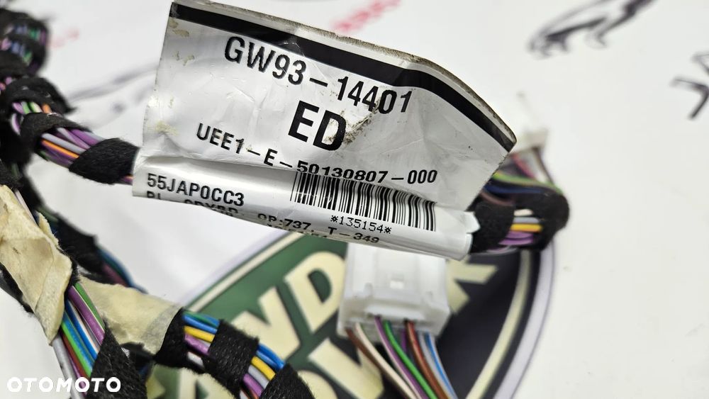 Jaguar XJ 351 LIFT 2015- Instalacja deski Wiązka kokpitu Przewody konsoli GW93-14401-ED - 6