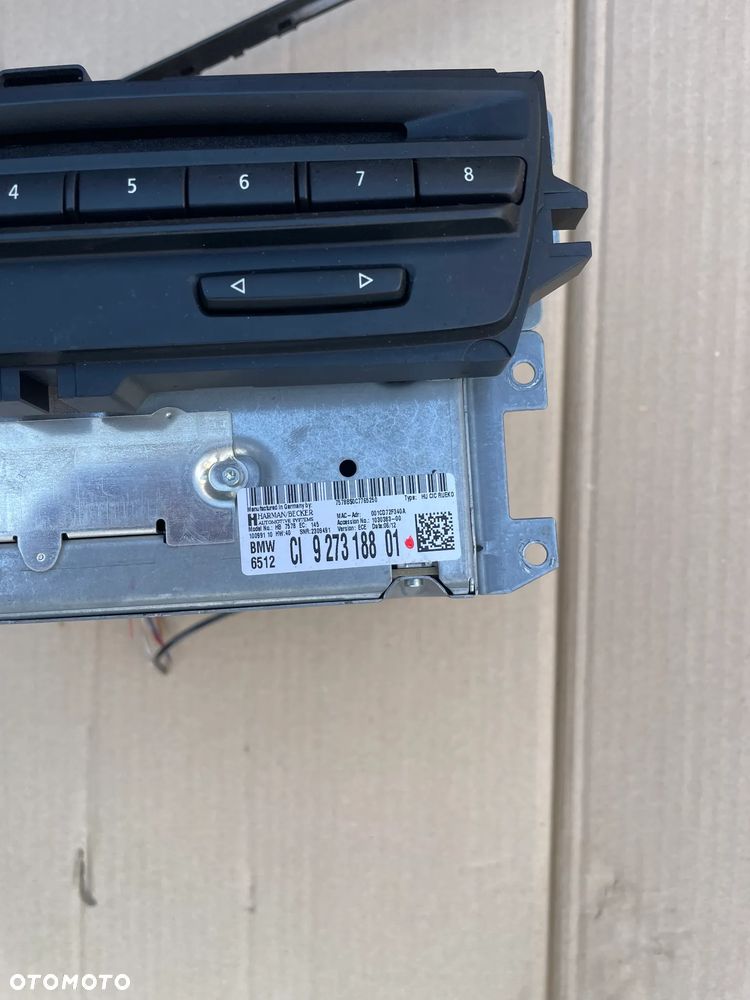 bmw e84 x1 radio cd panel klimatyzacji monitor wyświetlacz - 5