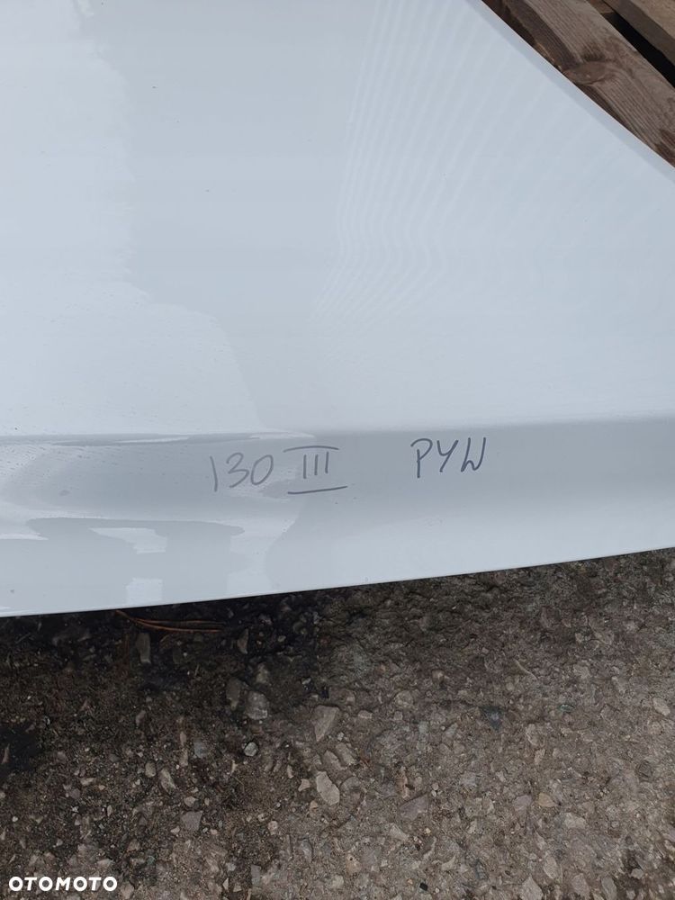 HYUNDAI i30 III MASKA POKRYWA SILNIKA biała PYW 2017- - 2