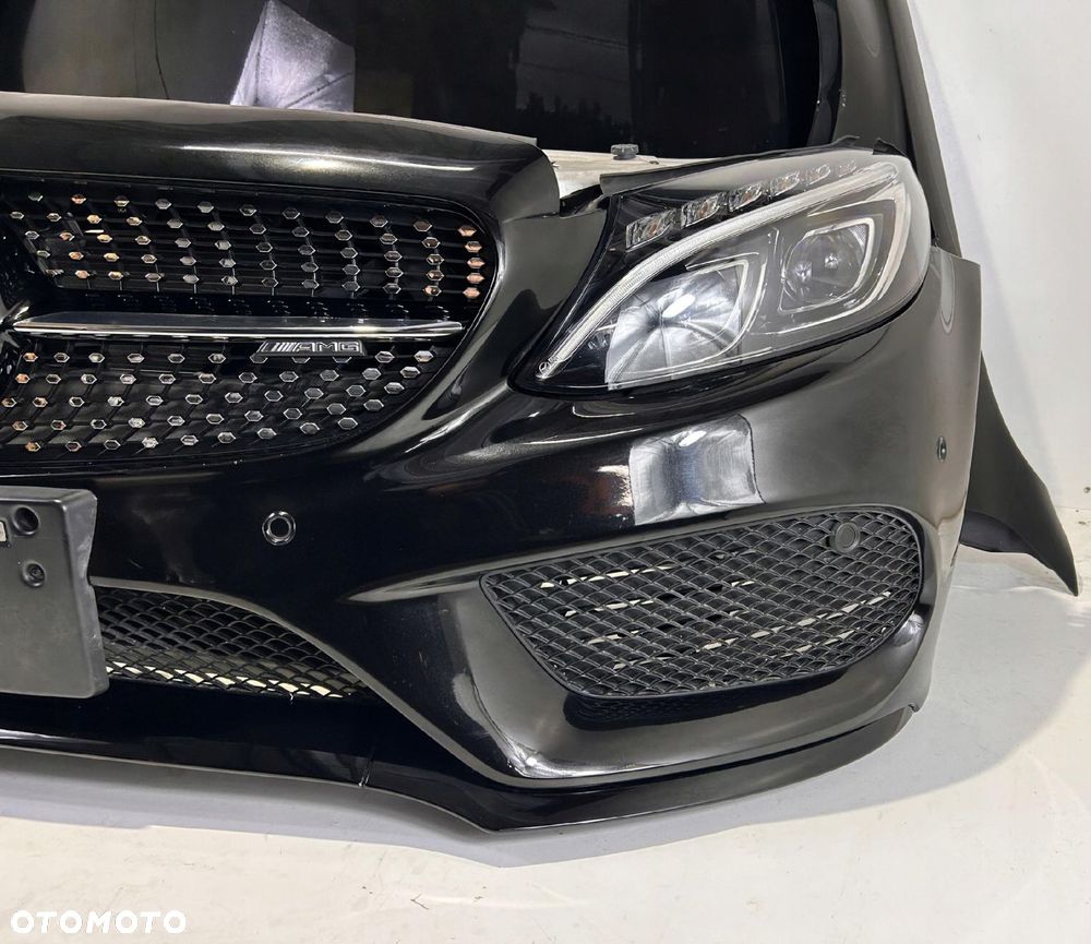 MERCEDES W205 C43 AMG PRZÓD BŁOTNIKI PAS LAMPY MASKA - 6