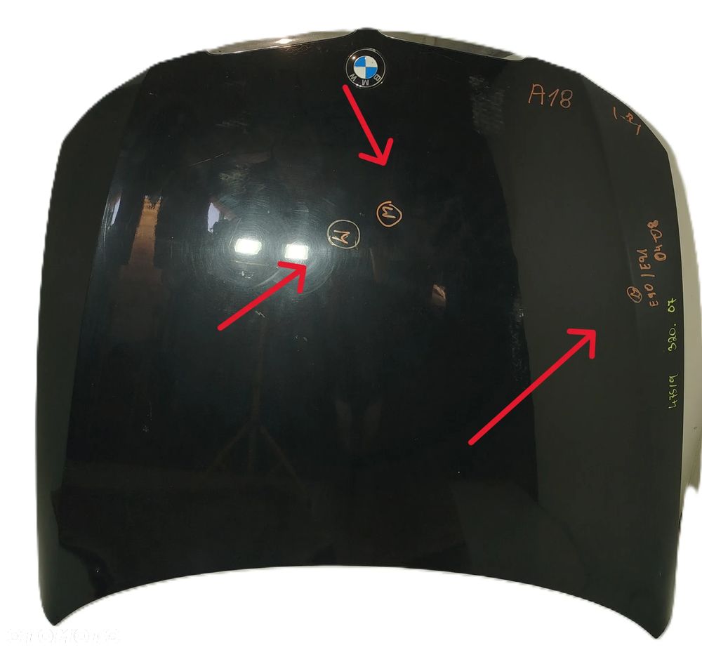 maska pokrywa silnika BMW 3 E90 E91 05-12 475/9 - 1
