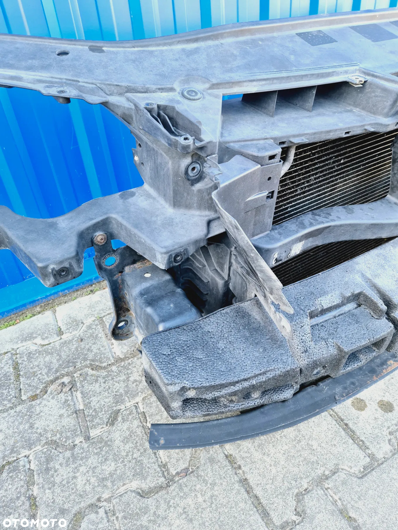 KOMPLETNY PAS PRZEDNI CHŁODNICE + BELKA ZDERZAKA + WENTYLATORY VW PASSAT B6 2.0 TDI - 10