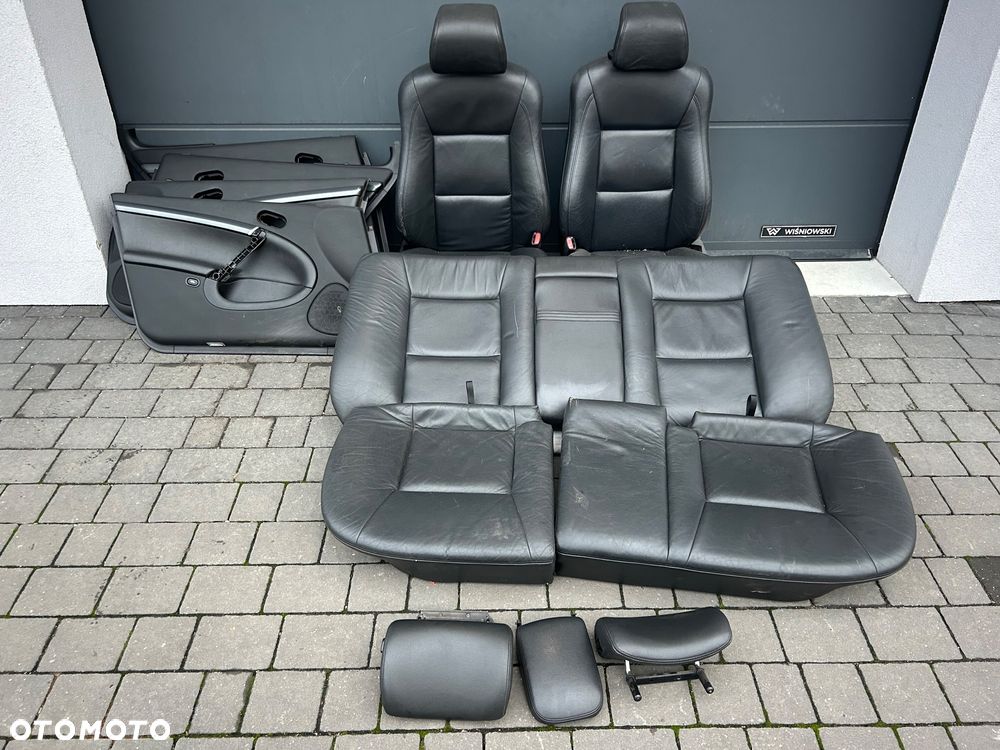 Saab 95 9-5 komplet foteli skórzanych sedan skóra - 1
