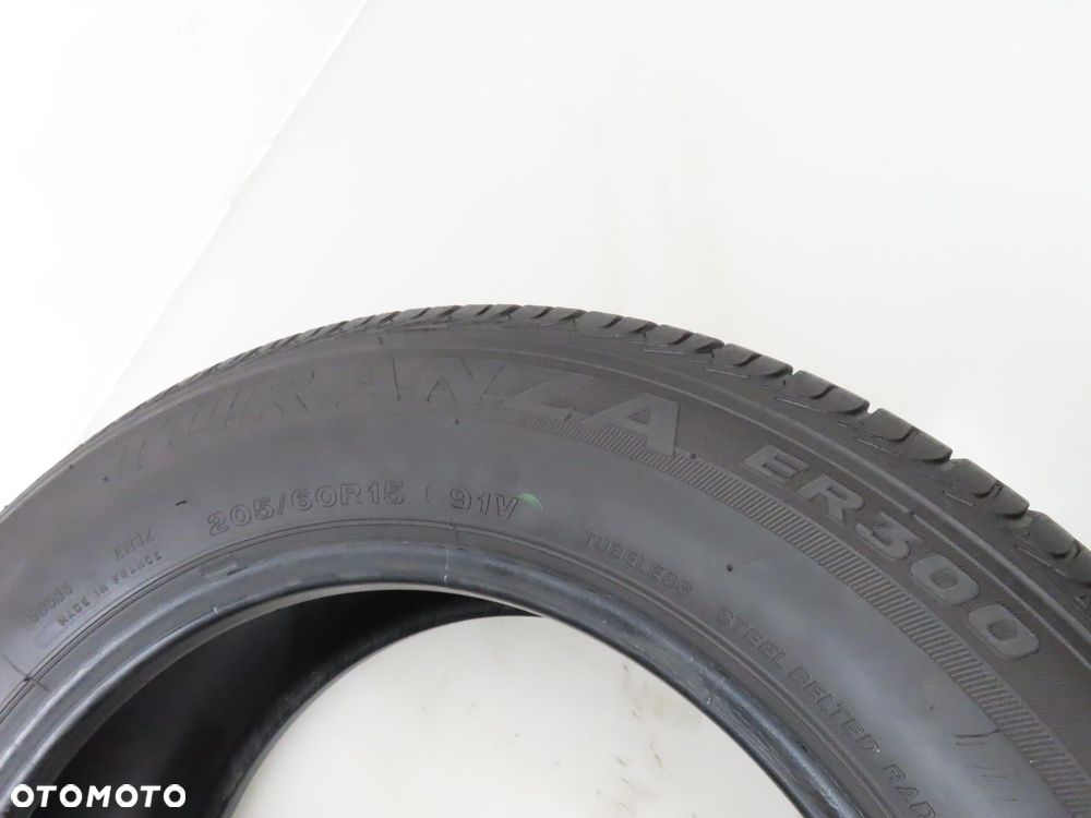2x 205/60R15 OPONY LETNIE UŻYWANE Bridgestone Turanza ER300 91V - 2