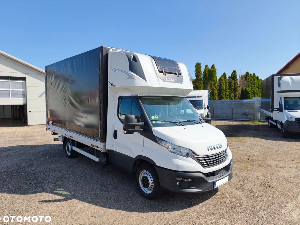 Iveco DAILY 35S18 WINDA DHOLLANDIA BAR 750KG FIRNA PLANDEKA 9EP KLAPA BEZWYPADKOWY SERWISOWANY FV23% - 5