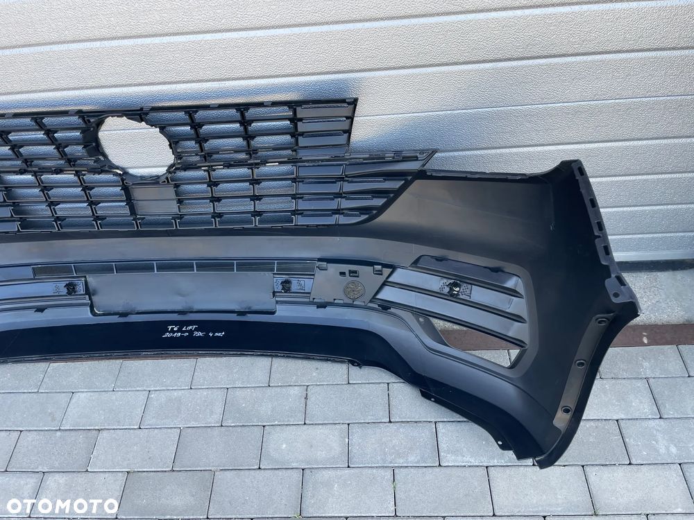 ZDERZAK PRZEDNI VW TRANSPORTER T6 LIFT  2019-- NOWY PDC 4szt - 5