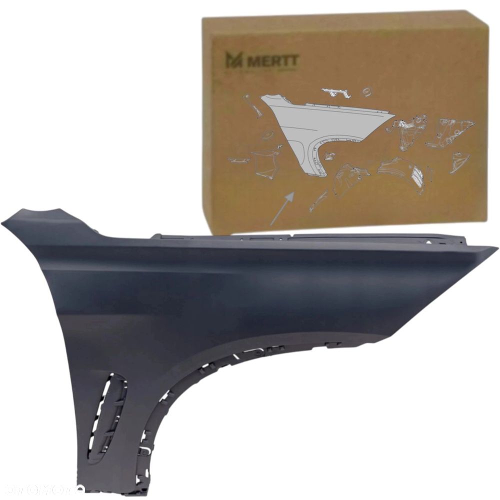 BŁOTNIK PRZEDNI PRZÓD PRAWY 51657418956 NOWY BMW X6 F16 2014-2019 - 1