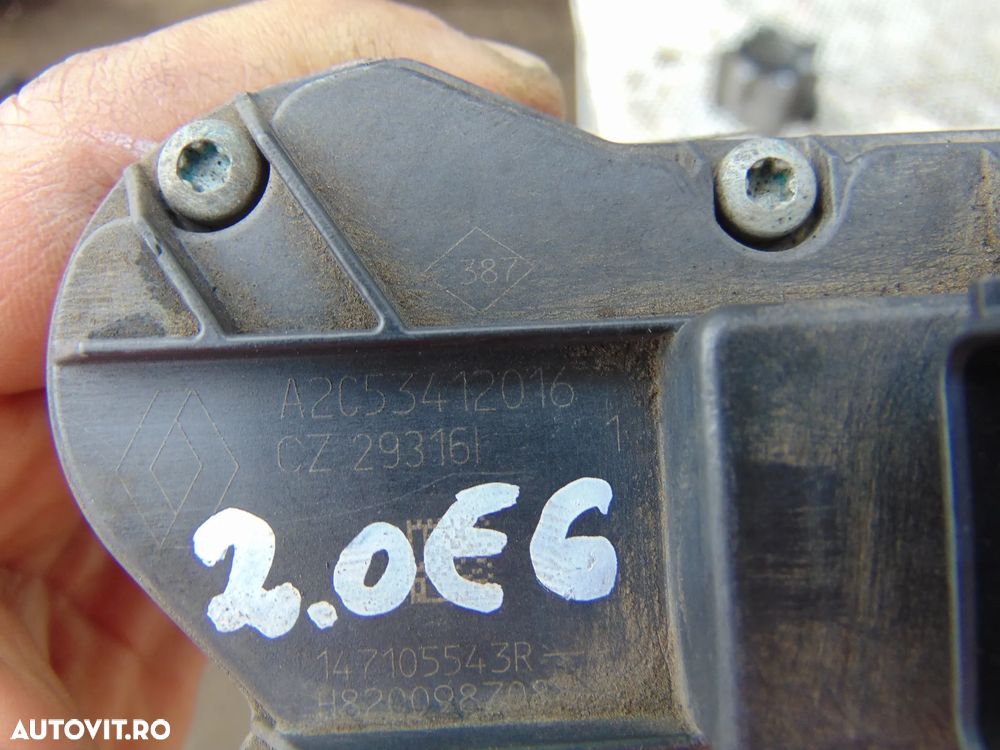 Supapa EGR Renault Master 2.3 Opel Movano Nissan X Trail 2.0 t32 Koleos Laguna cod 147105543r - 6