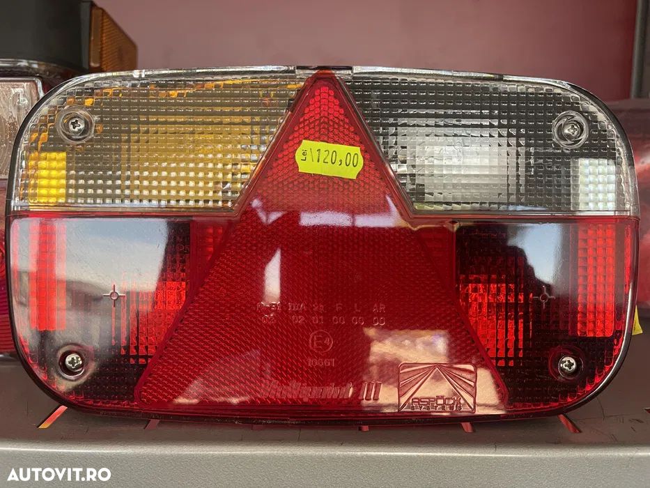 Lampa/stop  cu bec spate Remorca - 3