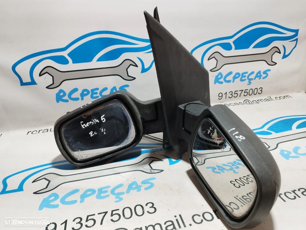 ESPELHO RETROVISOR ESQUERDO DIREITO FORD FIESTA V 5 MK5 2N1117682AN 2S6117683AM MANUAL ESPELHOS RETROVISORES - 5