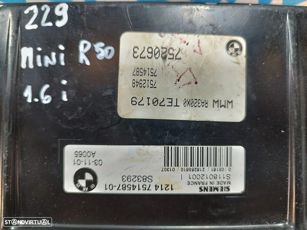 Centralina ECU Motor Siemens Mini R50 1.6i - 6