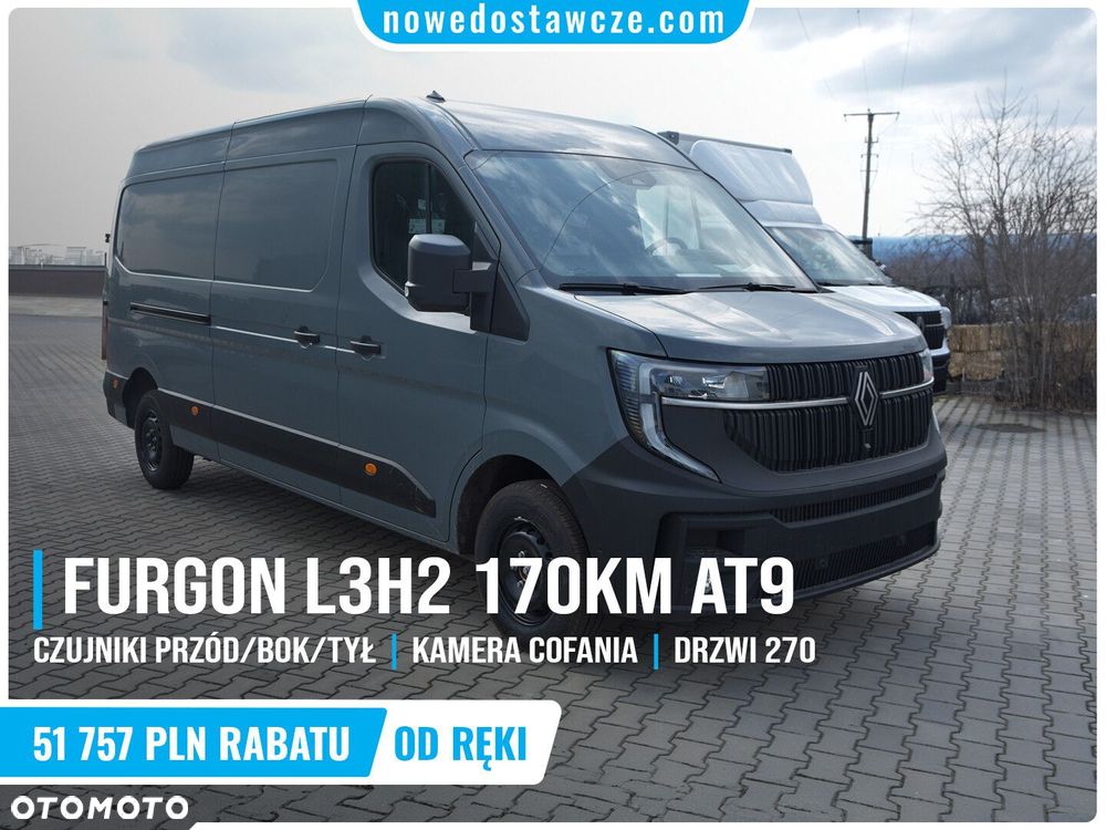 Renault Master Furgon L3H2 170KM | Automat AT9 | Drzwi 270 | Kamera cofania - 2