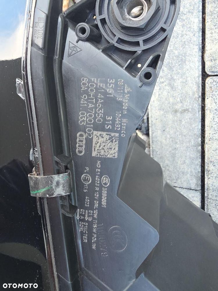 AUDI Q5 SQ5 80A FY Lampy przód Full Led Dynamic 80A941033 80A941034 2018 - 14
